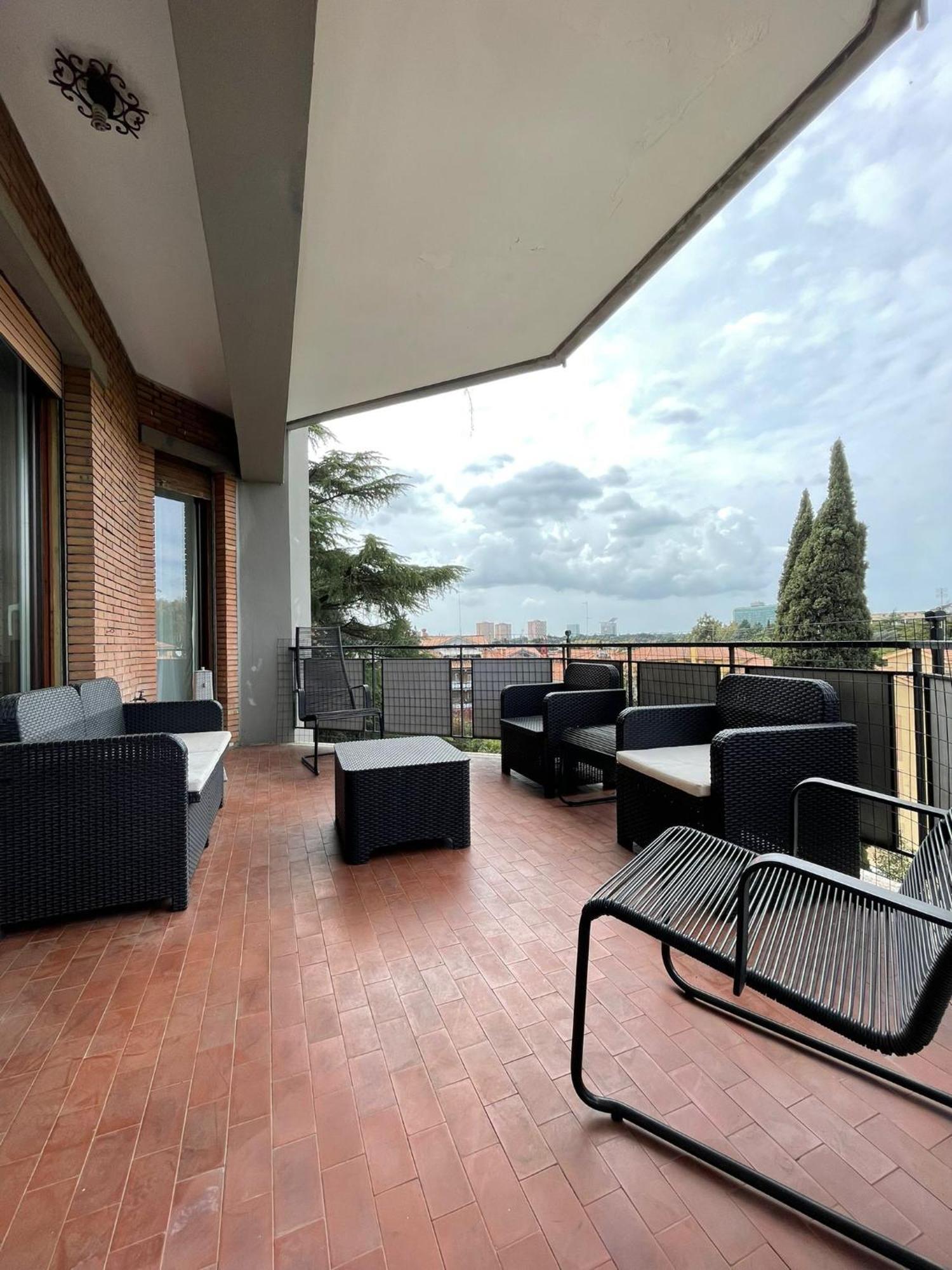 Eur Centro Lux Apartment Con Camino Rzym Zewnętrze zdjęcie