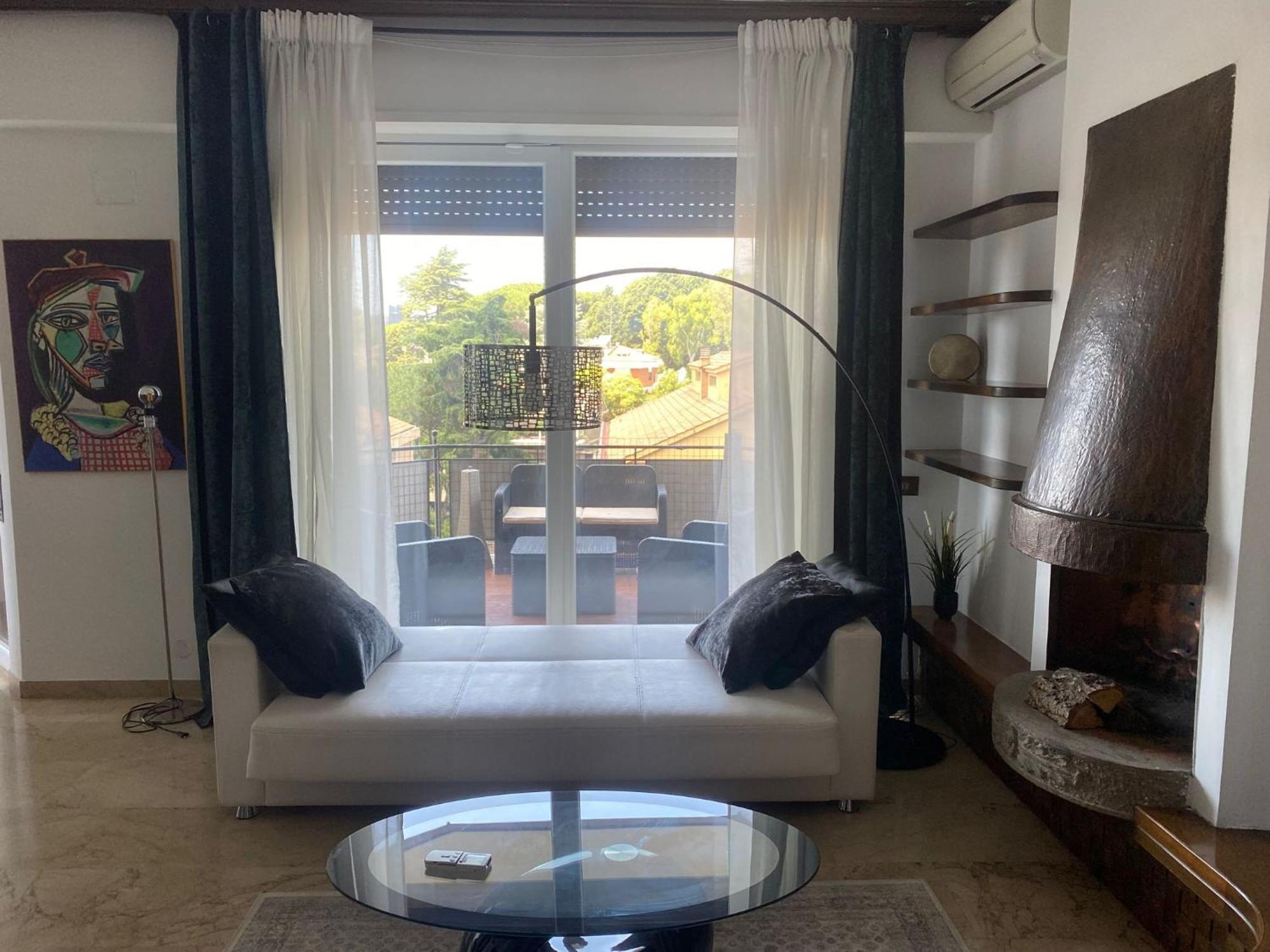 Eur Centro Lux Apartment Con Camino Rzym Zewnętrze zdjęcie